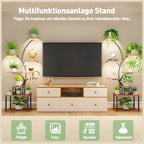 LED Pflanzenwachstumsstreifen – Vierstufige Dimmfunktion Vollspektrum für Blumen