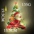 LED Weihnachtsbeleuchtung Deko – Santa & Schneemann Lichterkette für Außen, Garten & Festliche Stimmung