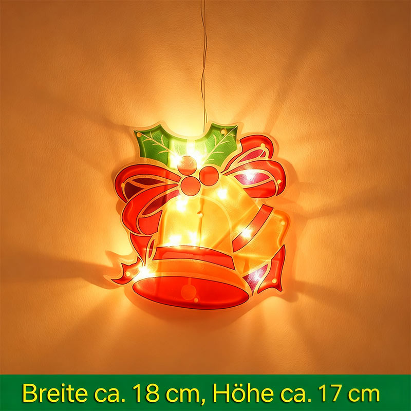 LED Weihnachtsbeleuchtung Deko – Santa & Schneemann Lichterkette für Außen, Garten & Festliche Stimmung