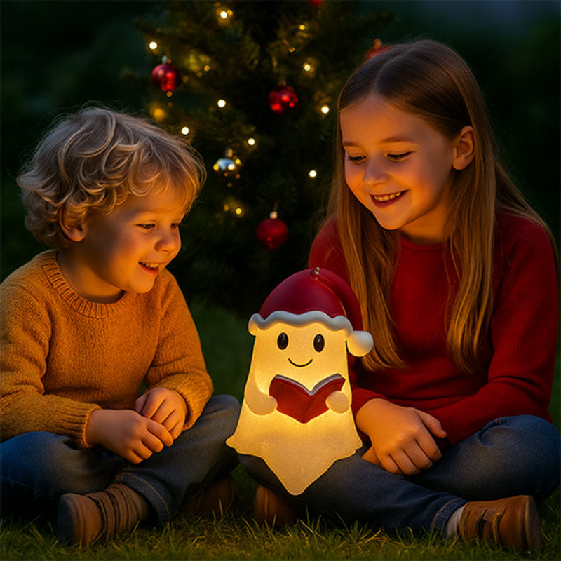 LED Weihnachtsgeist Nachtlampe – Dekoratives Stimmungslicht für Weihnachten