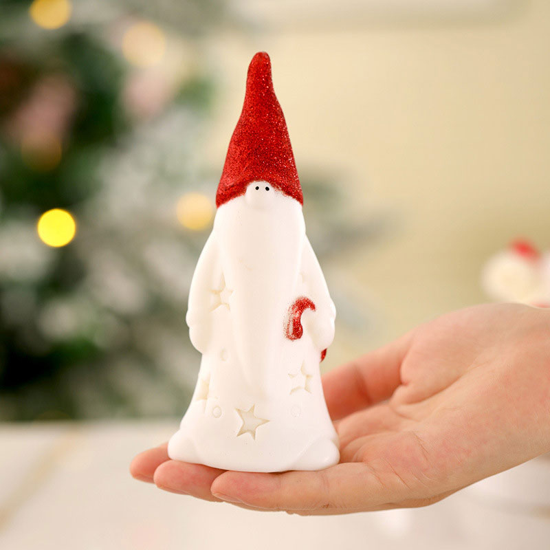 LED Weihnachtsmann Nachtlicht Kreative Weihnachtsdeko Stimmungslampe Hängelampe Innen Außen