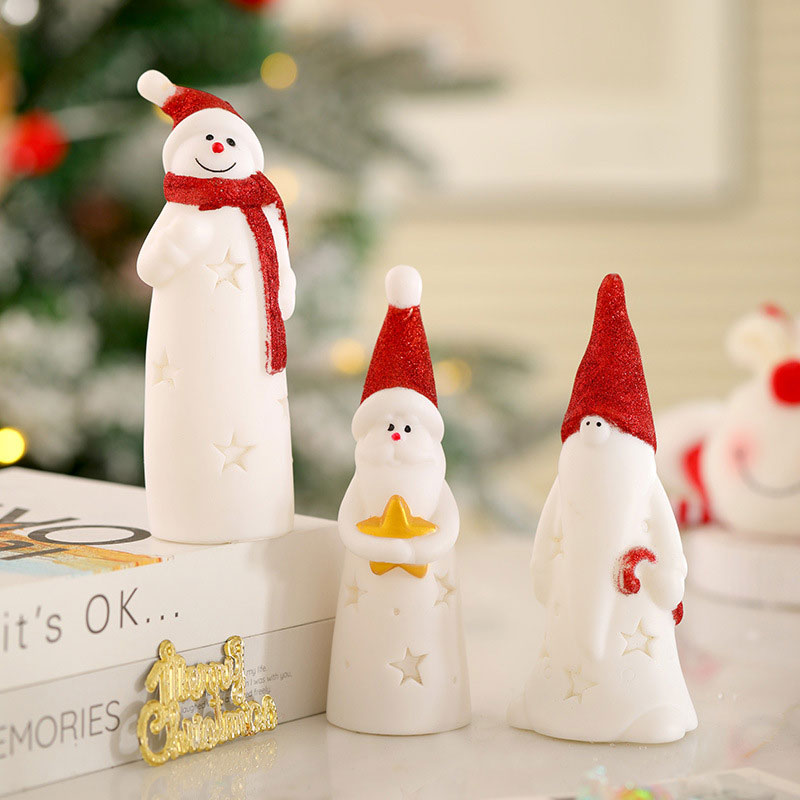 LED Weihnachtsmann Nachtlicht Kreative Weihnachtsdeko Stimmungslampe Hängelampe Innen Außen