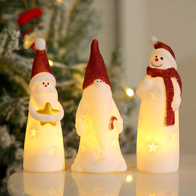 LED Weihnachtsmann Nachtlicht Kreative Weihnachtsdeko Stimmungslampe Hängelampe Innen Außen