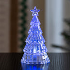 Leuchtender Mini Kristall Weihnachtsbaum – LED Tischdekoration für Weihnachten & Zuhause