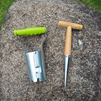 Manueller Pflanzentransplanter – Boden-Lochstecher & Setzgerät für Gemüse, Blumen & Gartenarbeit