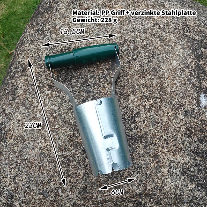 Manueller Pflanzentransplanter – Boden-Lochstecher & Setzgerät für Gemüse, Blumen & Gartenarbeit