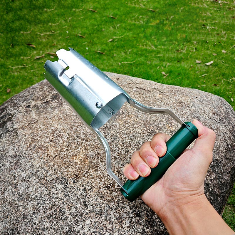 Manueller Pflanzentransplanter – Boden-Lochstecher & Setzgerät für Gemüse, Blumen & Gartenarbeit