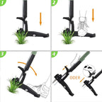 Manueller Unkrautentferner Gartenwerkzeug Teleskopisch Tragbar für Garten & Rasen