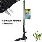 Manueller Unkrautentferner Gartenwerkzeug Teleskopisch Tragbar für Garten & Rasen