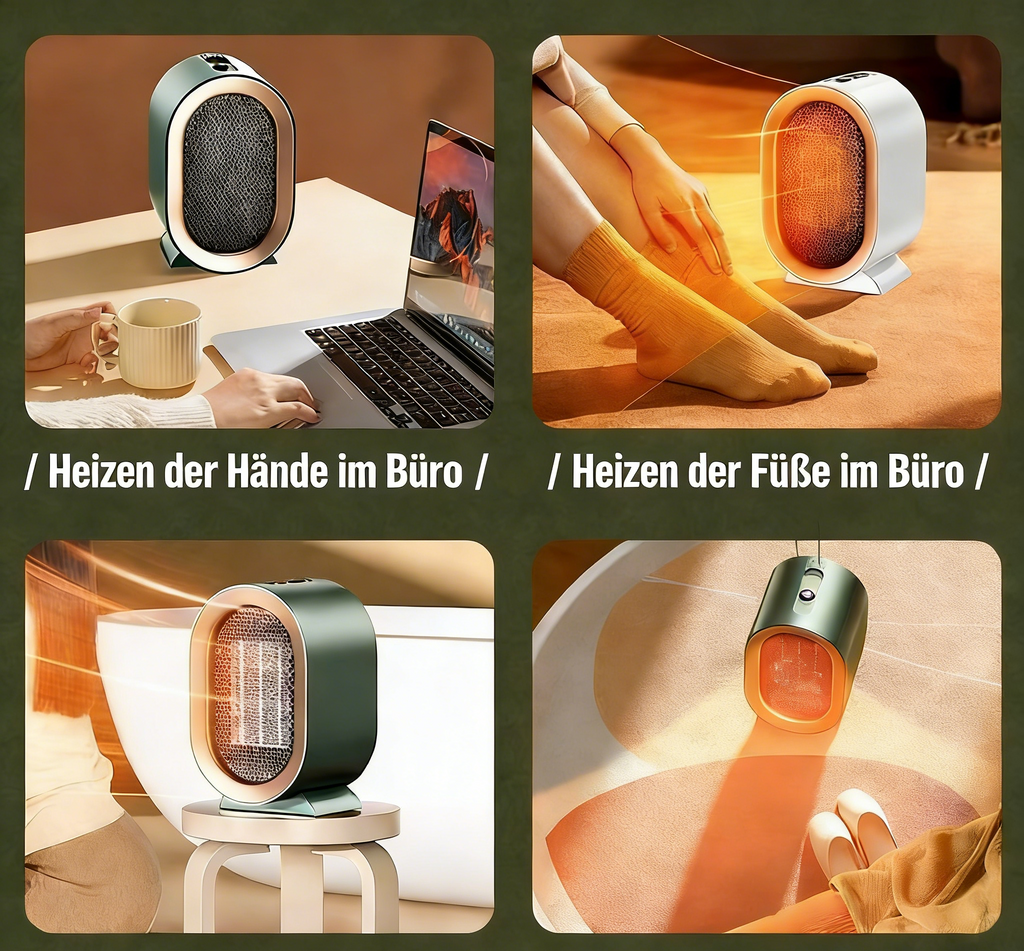 Schnellheizender Heizlüfter – Elektrischer Raumheizer für Zuhause