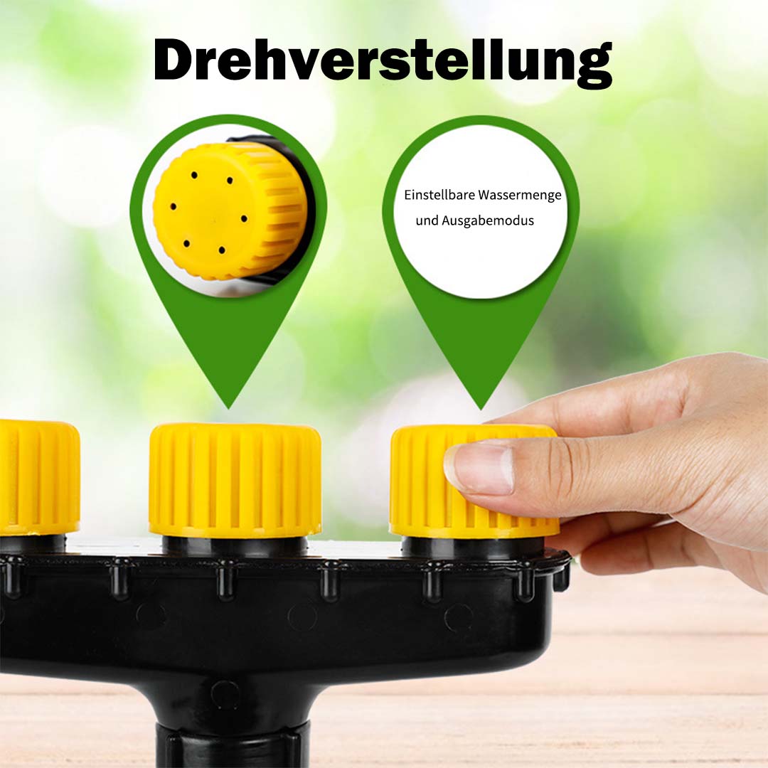 Mehrloch-Sprühkopf für Ihre Gartenbewässerung