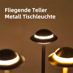 Metall UFO Nachttischlampe Wiederaufladbare Tischlampe Kreative Stimmungslicht Wohnzimmer Dekoration
