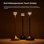 Metall UFO Nachttischlampe Wiederaufladbare Tischlampe Kreative Stimmungslicht Wohnzimmer Dekoration