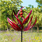 Metall Windspiel 3D Spinner Garten Windrad Outdoor Deko Gartenstecker