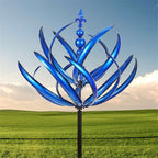 Metall Windspiel 3D Spinner Garten Windrad Outdoor Deko Gartenstecker
