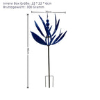 Metall Windspiel 3D Spinner Garten Windrad Outdoor Deko Gartenstecker