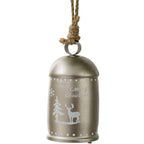 Metall Weihnachtsbaum Glocke Eisen bemalt Deko Anhänger Festliche Weihnachtsdeko