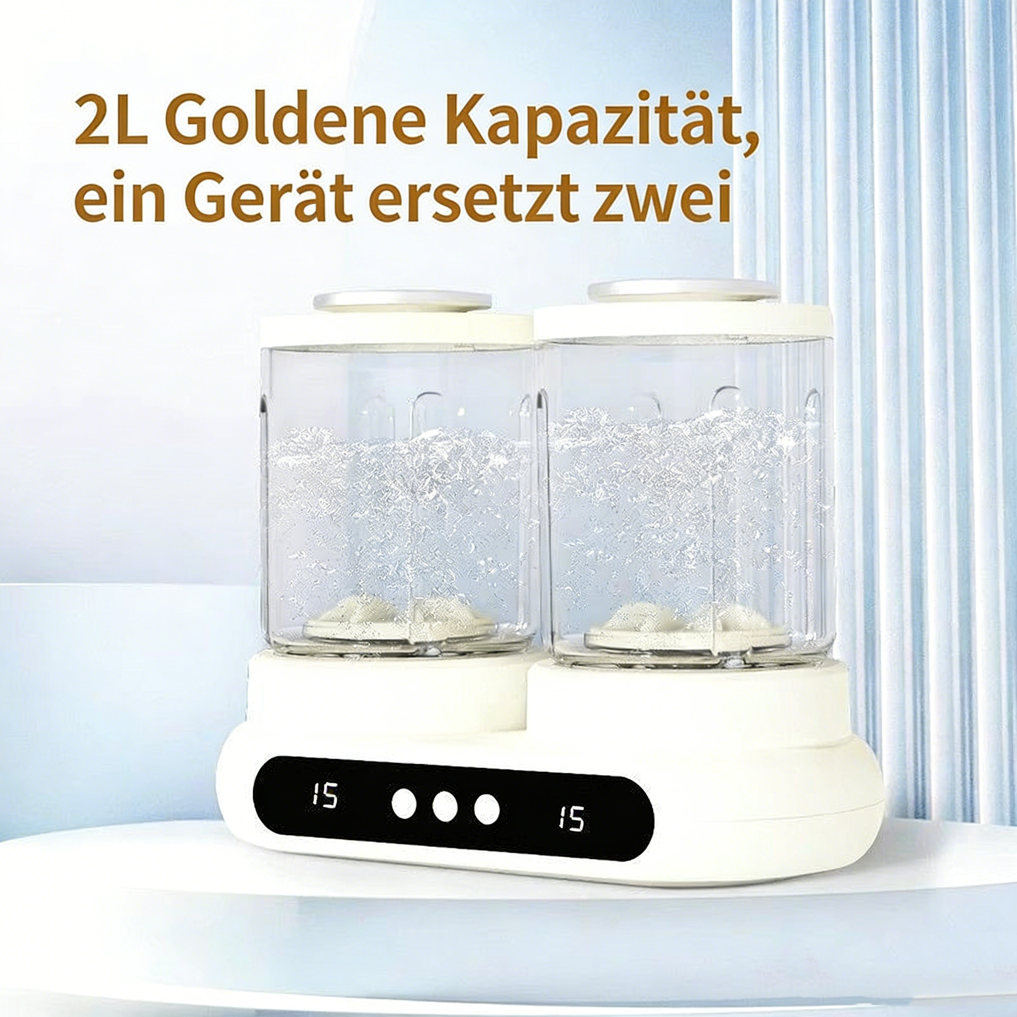 Mini-Doppelwaschmaschine – Tragbarer Unterwäsche- und Sockenreiniger, Kein Aufbau nötig