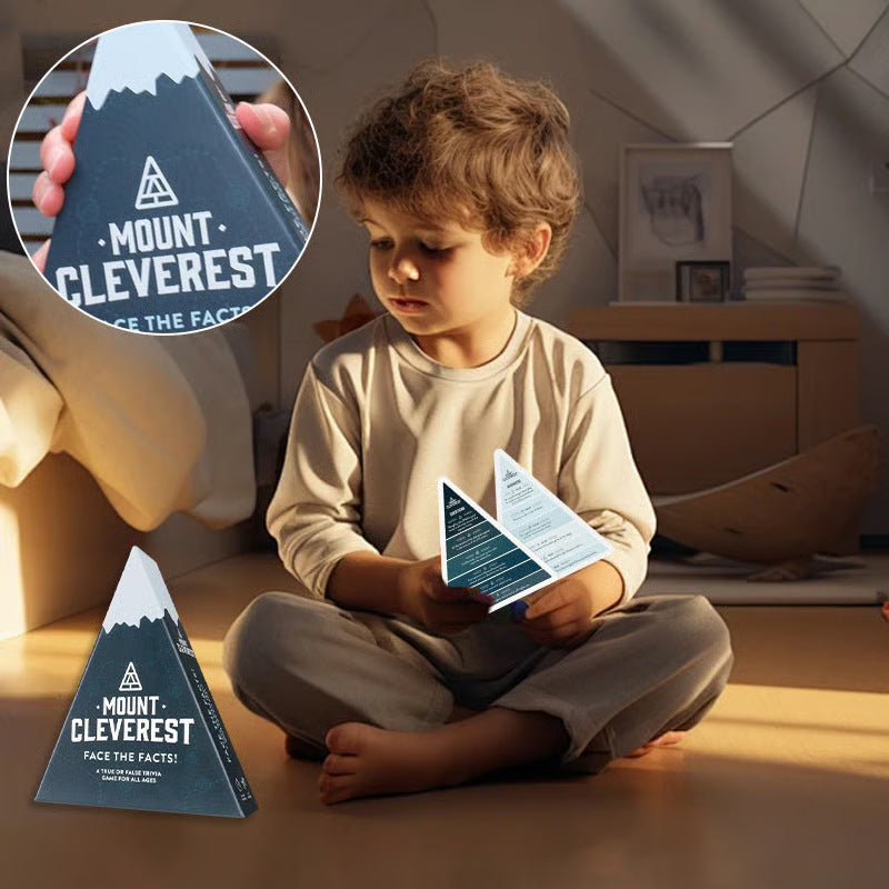 Mount Cleverest Kartenspiel – Das lustige Familienspiel für Jung & Alt – Perfektes Party-Spiel für gesellige Abende – Einfache Regeln & Großer Spielspaß – Geschenkidee