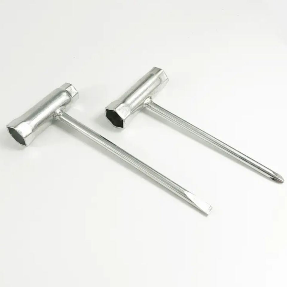 Kettensägen & Rasenmäher Werkzeug Set – Steckschlüssel, Zündkerzenschlüssel & Schraubendreher Zubehör