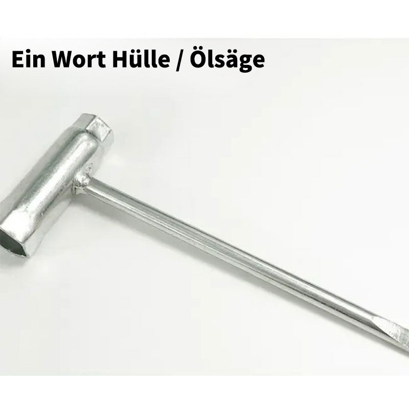 Kettensägen & Rasenmäher Werkzeug Set – Steckschlüssel, Zündkerzenschlüssel & Schraubendreher Zubehör