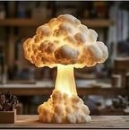 Mushroom Cloud Nachtlampe – LED Resin Deko Tischlampe für Zuhause mit USB Anschluss