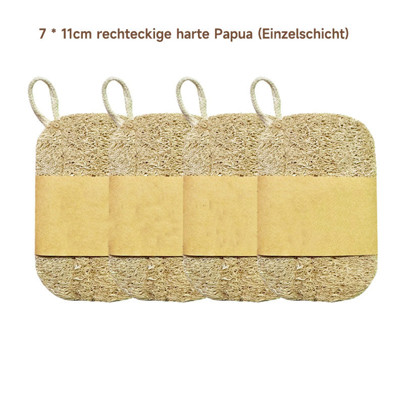 Natürlicher Luffa Schwamm aus Holzzellstoff – Verdickter Spülschwamm