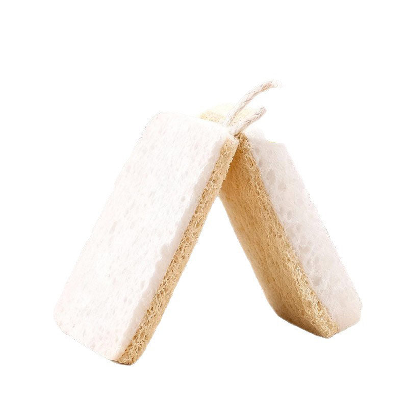 Natürlicher Luffa Schwamm aus Holzzellstoff – Verdickter Spülschwamm