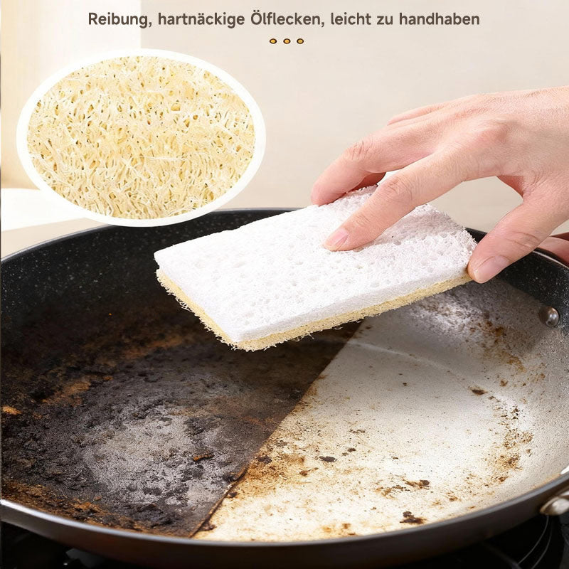 Natürlicher Luffa Schwamm aus Holzzellstoff – Verdickter Spülschwamm