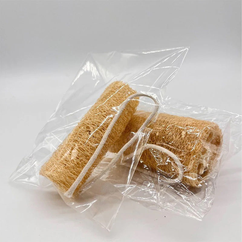 Natural Luffa Bath Scrubber for Pets – Dog & Cat Shower Sponge for Gentle Cleaning and Fur Care