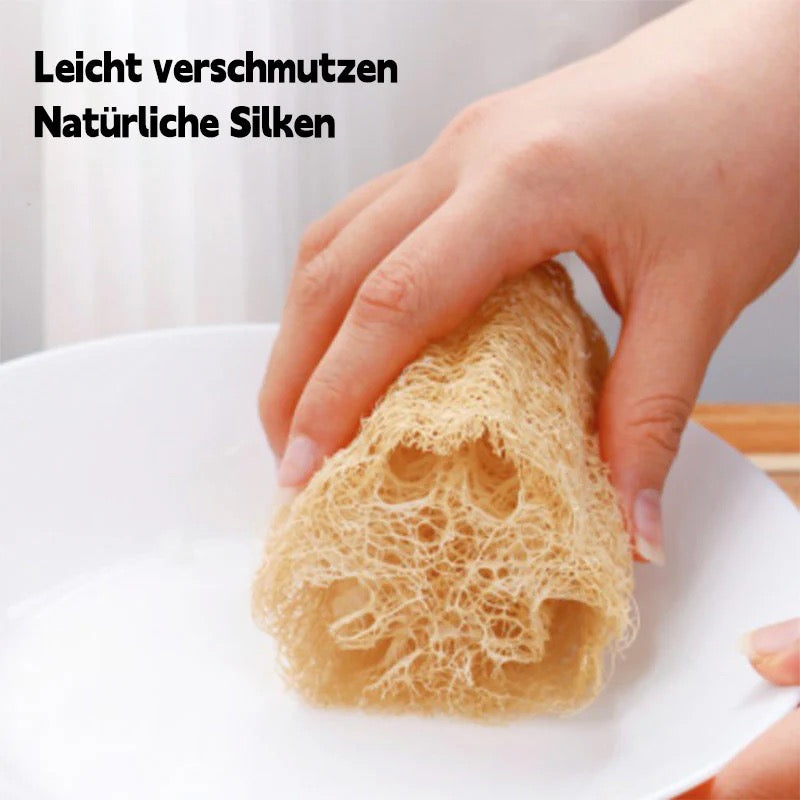 Natural Luffa Bath Scrubber for Pets – Dog & Cat Shower Sponge for Gentle Cleaning and Fur Care