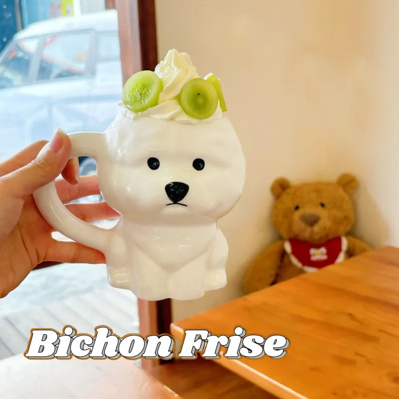 Hundetasse aus Keramik – Süßer Kaffeebecher mit Hundemotiv für Zuhause & Büro