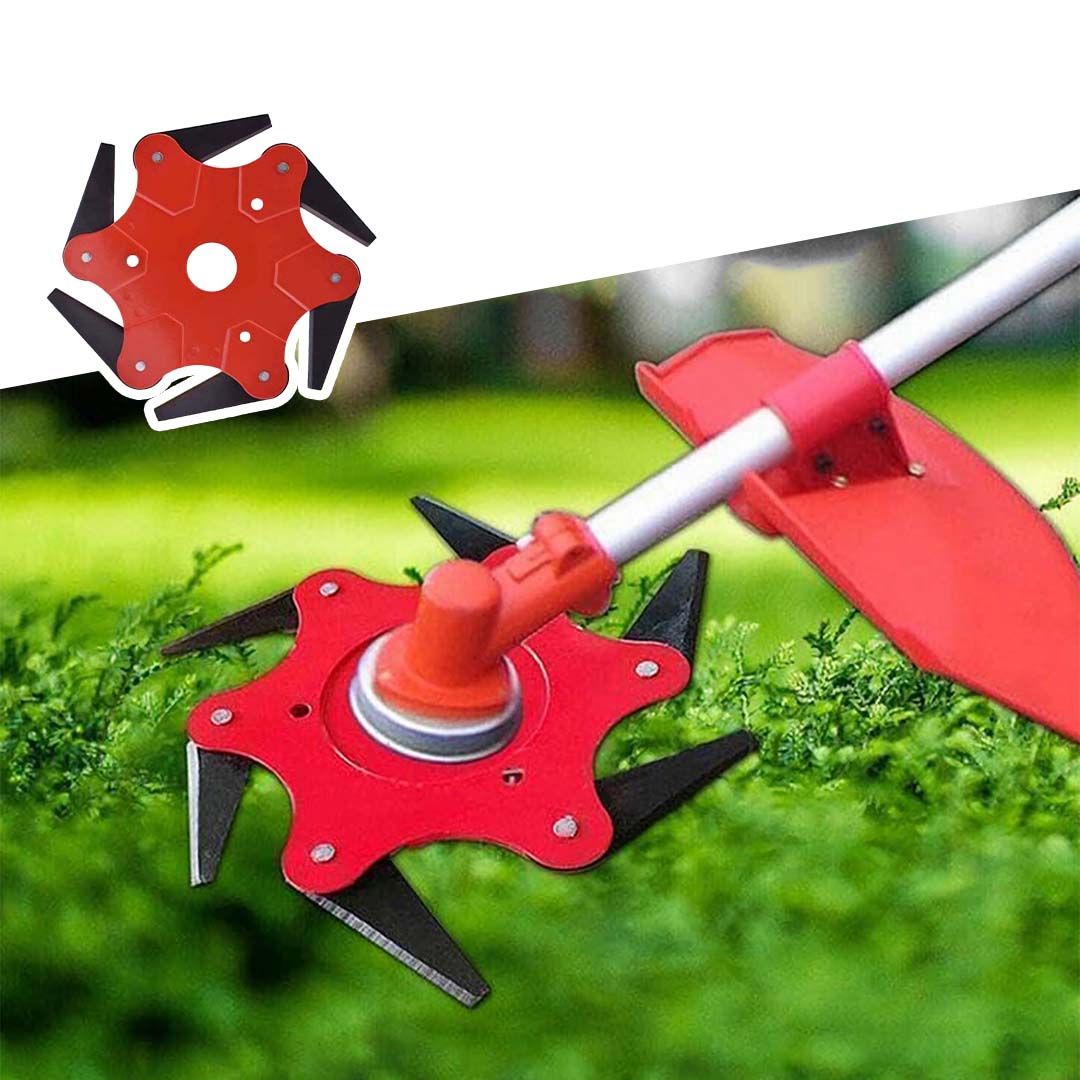Original Rasentrimmer mit 6-Schneidblatt-Messer