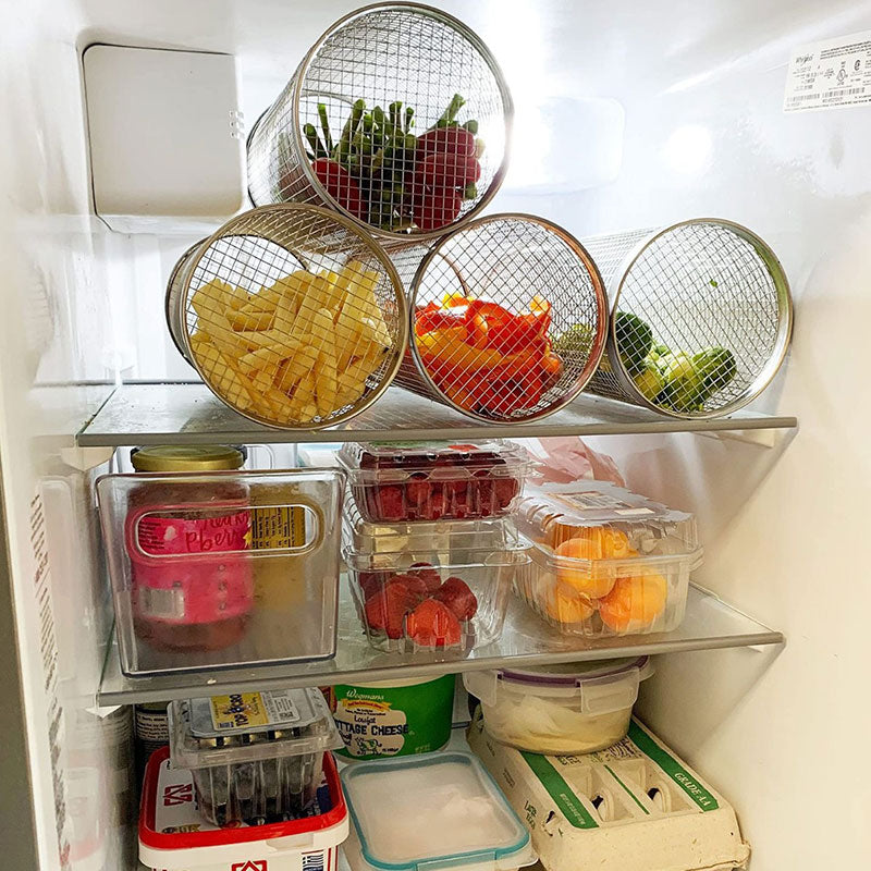 Grillkorb für Outdoor BBQ – Perfekt für Picknick, Camping & Fleisch, Gemüse, Fisch Grillen