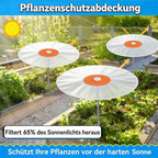 Pflanzenschutz Sonnenschutzabdeckung Garten Pflanzendach Abdecknetz Regenschutz für Blumentöpfe