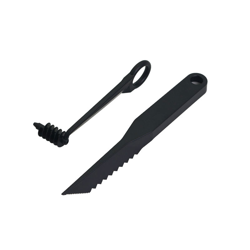 Piranha V Form Messer Dekorations Obst Gemüse Schneider Zacken Schneide Küchen Slicer Werkzeug