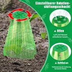 Pflanzen Schutzhaube mit Belüftung – UV-beständig, wasserdicht, Anzucht & Garten Gemüse Jungpflanzen