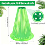 Pflanzen Schutzhaube mit Belüftung – UV-beständig, wasserdicht, Anzucht & Garten Gemüse Jungpflanzen