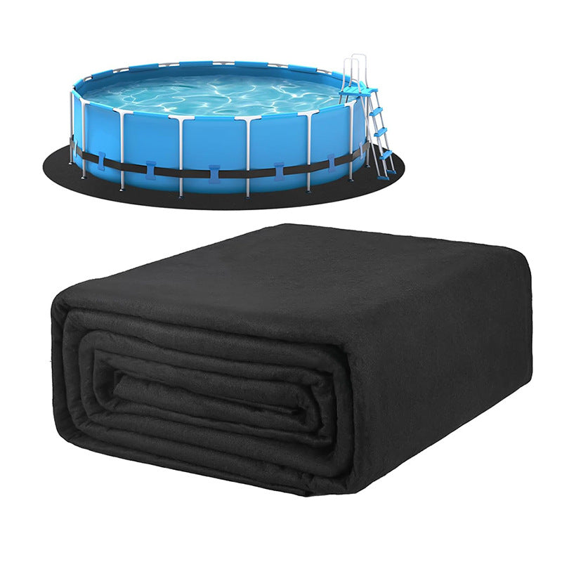 Poolvlies Rund Ø 305 cm – Bodenschutzvlies 260g/m² – Reißfest & Durchstoßfest – Premium Unterlage für Pool & Schwimmbecken