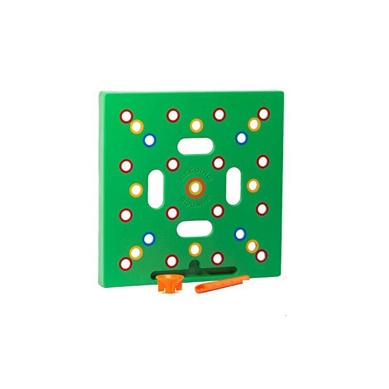 Präzisions-Saatassistent – Runde Abstand Gartenpflanzvorlage