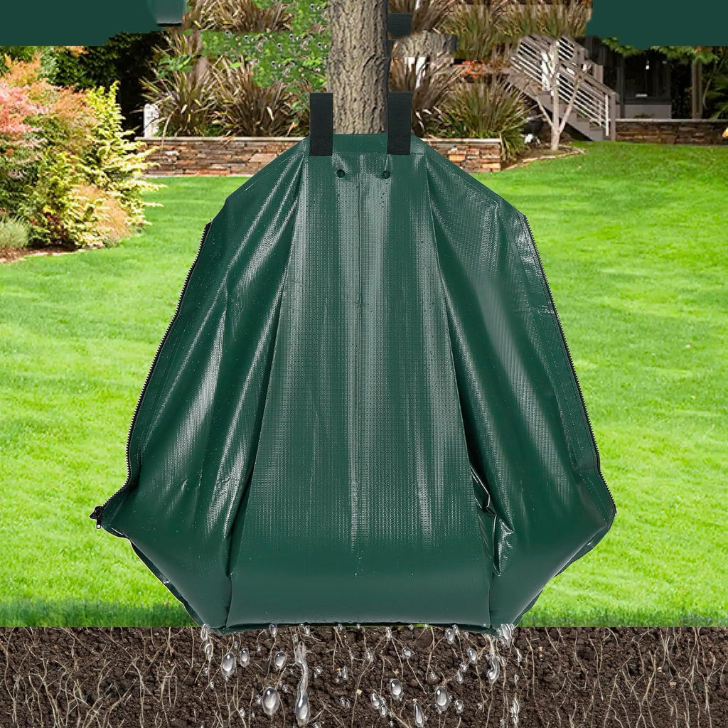 Profi Baumbewässerungsbeutel 75 Liter (20 Gallonen) – Robuster PVC Bewässerungssack – Langsame Tröpfchenbewässerung für Bäume – UV-Beständig & Wiederverwendbar