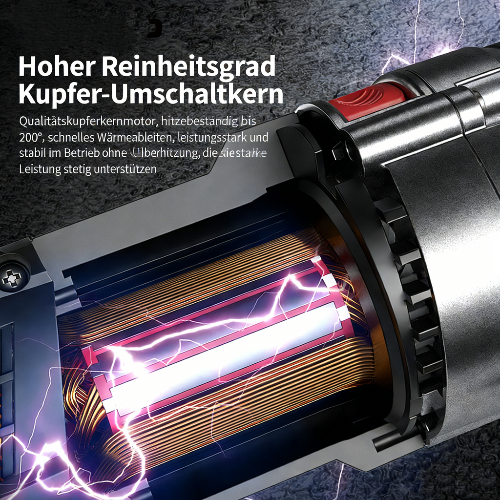 Profi Bohrhammer & Schlagbohrmaschine 2-in-1 – Kraftvoller Elektro-Bohrer für Beton & Mauerwerk – Multifunktionales Elektrowerkzeug für den Heimgebrauch