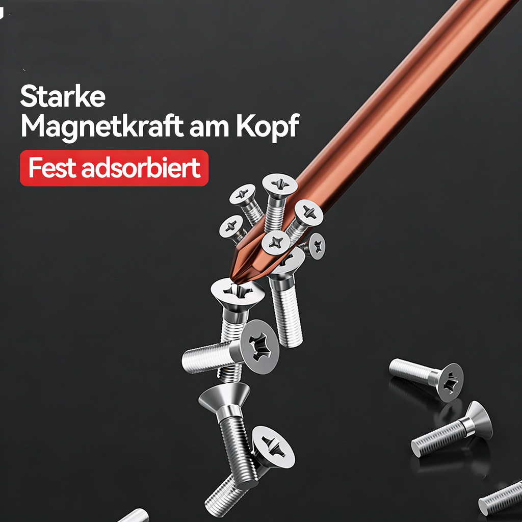 Profi Elektriker Schraubendreher Set – VDE Isoliert & Magnetisch – Multifunktions-Schlitz & Kreuzschlitz Schraubendreher – Ergonomischer Griff für sicheres Arbeiten