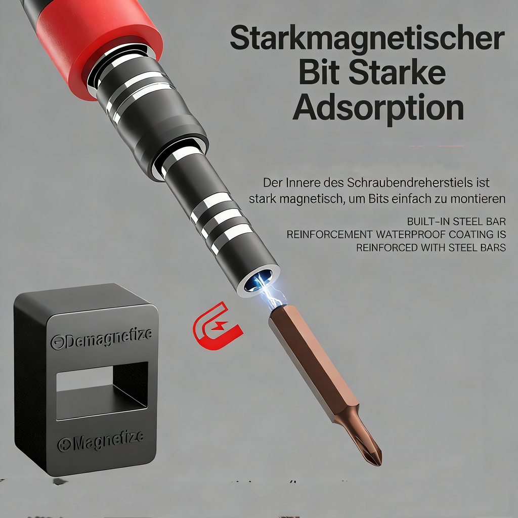 Profi Feinmechanik Schraubendreher Set – 115-in-1 Präzisions Werkzeug mit Magnet-Bits – Reparatur-Kit für Handy & Laptop