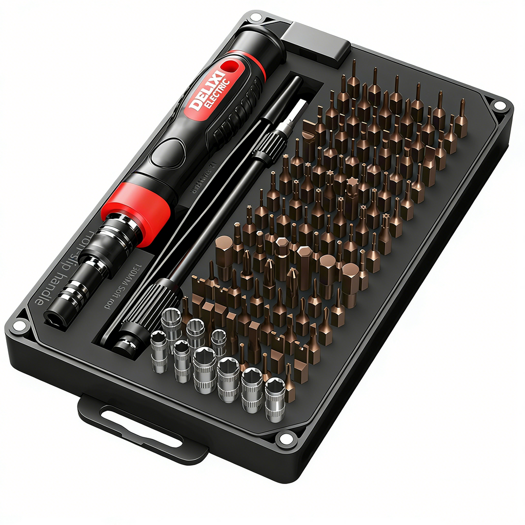 Profi Feinmechanik Schraubendreher Set – 115-in-1 Präzisions Werkzeug mit Magnet-Bits – Reparatur-Kit für Handy & Laptop