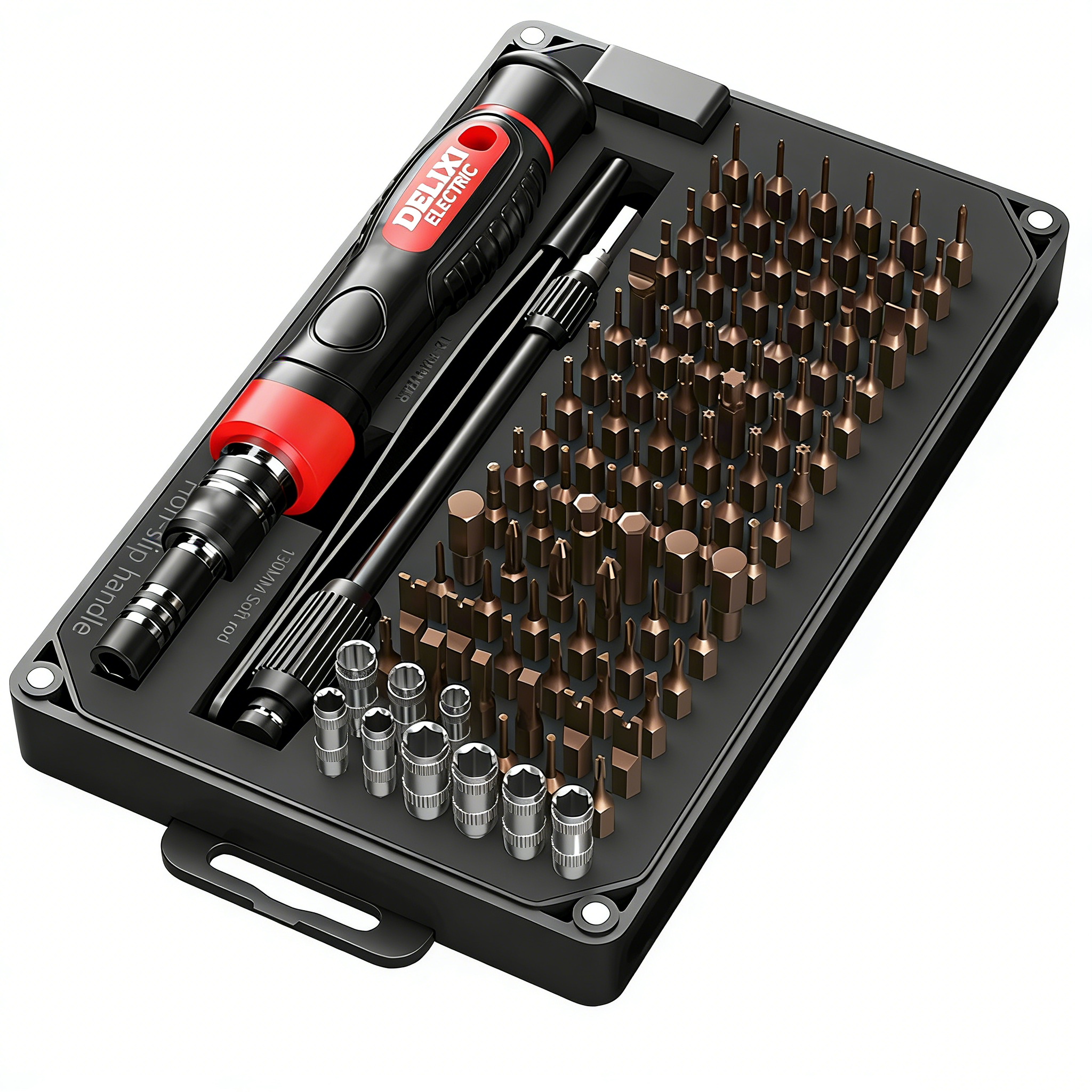 Profi Feinmechanik Schraubendreher Set – 115-in-1 Präzisions Werkzeug mit Magnet-Bits – Reparatur-Kit für Handy & Laptop