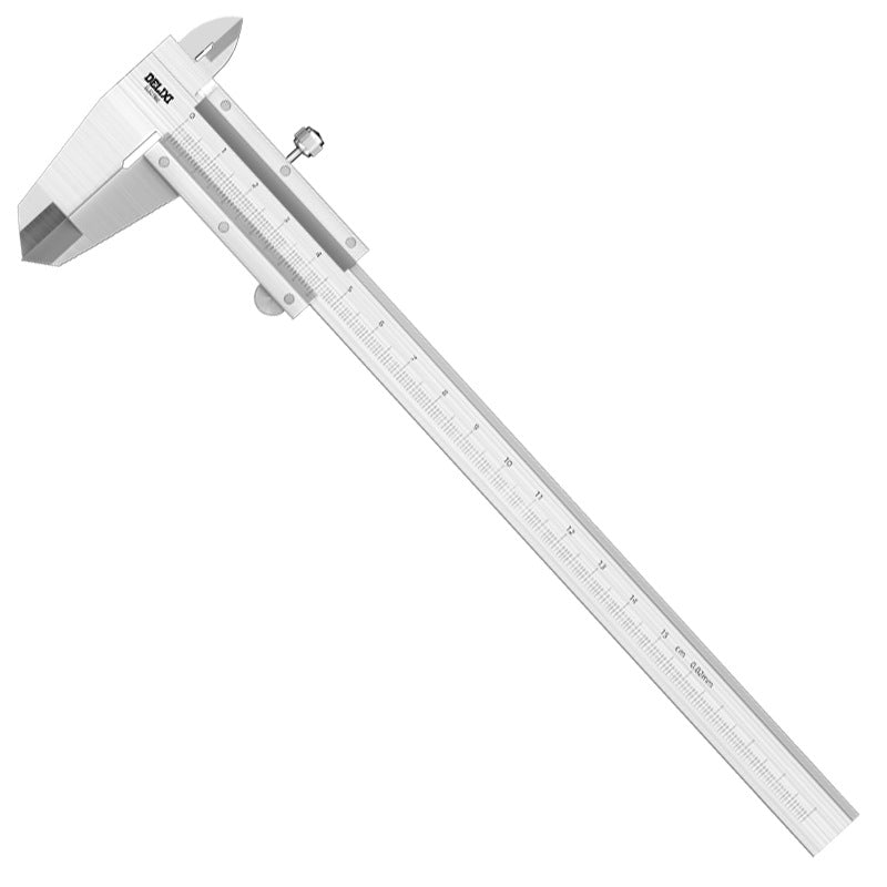 Profi Messschieber aus Edelstahl 150/200/300mm – DIN 862 Präzisions-Schieblehre – Industriequalität für Werkstatt