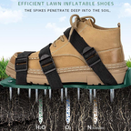 Rasenlüfter-Schuhe mit Nägeln – Belüftung für Ihren Rasen im Handumdrehen