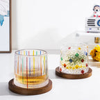 Rotierendes Whiskyglas mit Drehboden – Elegantes Glas für Whisky, Bourbon & Spirituosenliebhaber