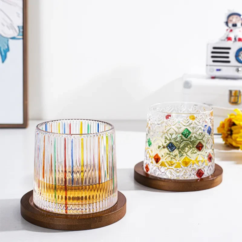 Rotierendes Whiskyglas mit Drehboden – Elegantes Glas für Whisky, Bourbon & Spirituosenliebhaber